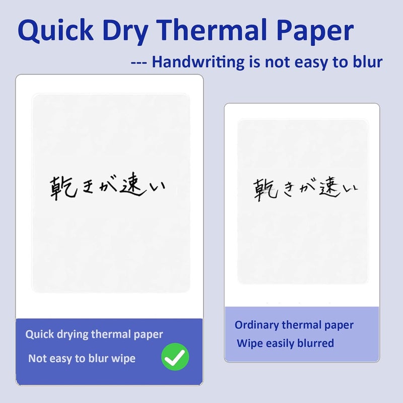 ECIFFO 6 Rolls Thermal Paper 8.5 X 11 Inch, US Letter Paper Roll for M08f M832 Portable Printer, Thermal Printer Paper, Quick-dry A4 Paper Rolls for M08f M832 Inkless - Image 4